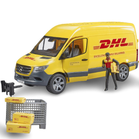 Bruder 02671 Mercedes Sprinter DHL kurier figurka