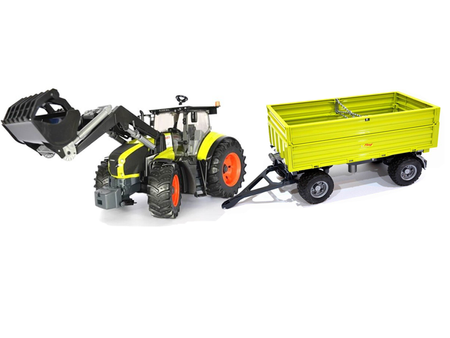 Bruder 03013 02203 TRAKTOR Claas ładowacz przyczep