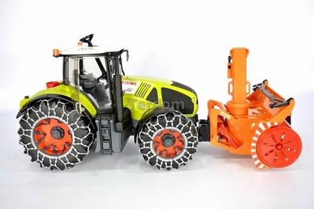 Bruder 03017 traktor Claas z pługiem śnieżnym