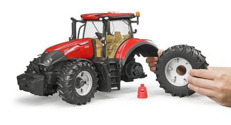 Bruder 03190 Traktor Case odkręcane koła