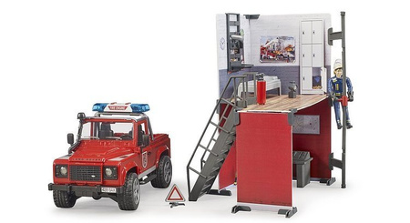 Bruder 62701 Remiza straż pożarna strażak figurka