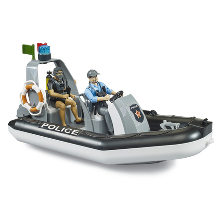 Bruder 62733 Policyjna łódź z figurką nurka