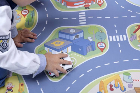 CHICCO 04406 edukacyjna mata mapa miasto samochód