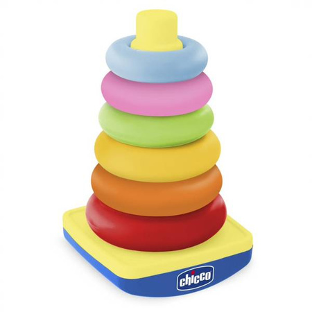 CHICCO 44917  lekka wieża piramida kółka 6m+