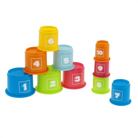 CHICCO 46409 kubeczkowa wieża z liczbami