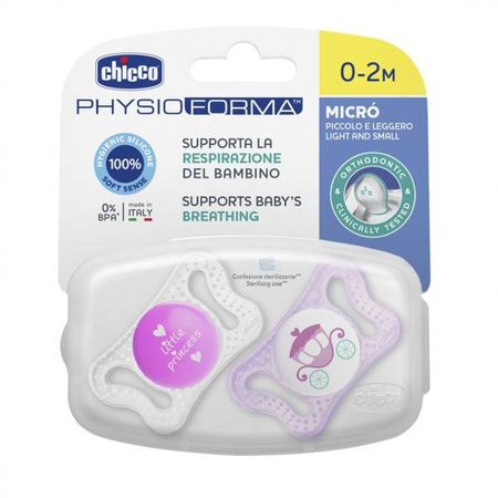 CHICCO 69507 PhysioForma smoczek uspokajający 2szt