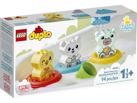 LEGO 10965 DUPLO Zabawa w kąpieli: pływający pociąg ze zwierzątkami