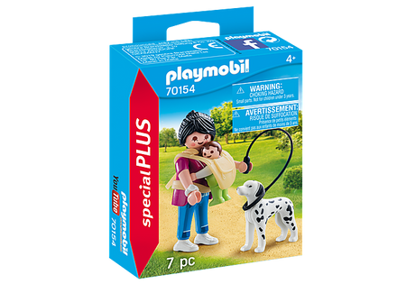 Playmobil 70154 Mama z dzieckiem i psem
