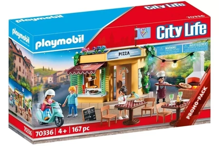 Playmobil 70336 City Life Pizzeria z ogródkiem