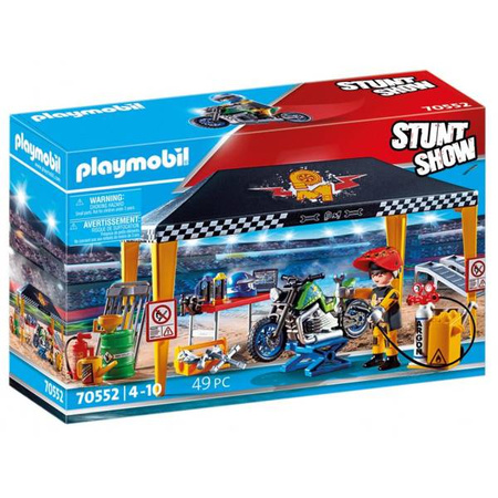 Playmobil 70552 Pokaz kaskaderski Namiot serwisowy