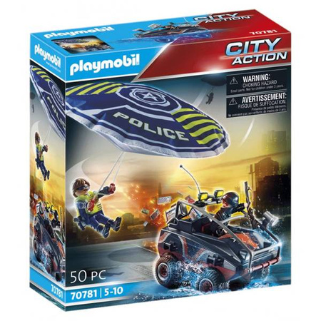 Playmobil 70781 Policyjny spadochron Pościg