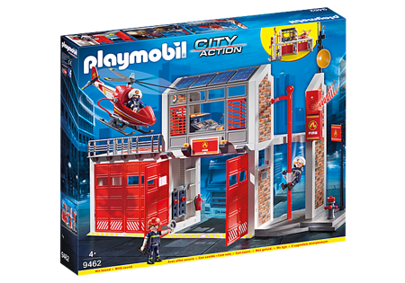 Playmobil 9462 Duża remiza strażacka figurki