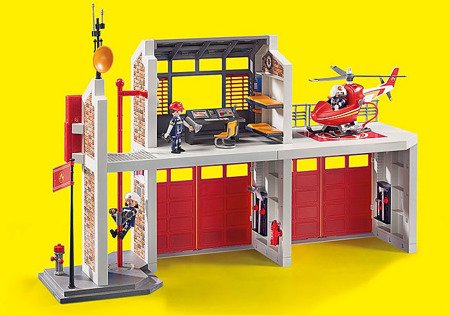 Playmobil 9462 Duża remiza strażacka figurki
