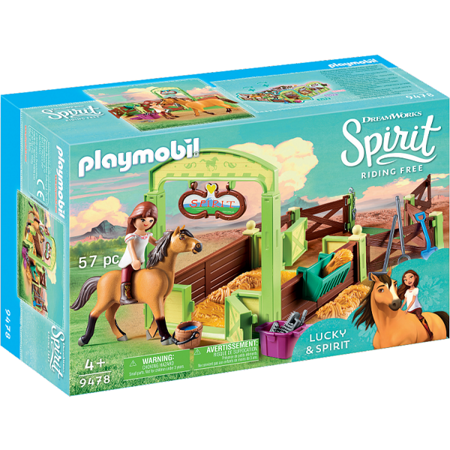 Playmobil 9478 Boks stajenny Lucky i Spirit
