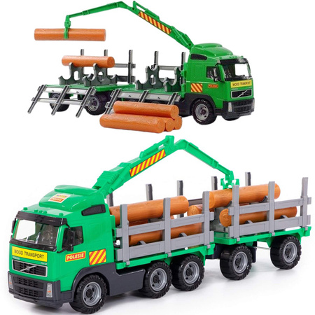 Polesie 8725 Volvo Ciężarówka Dźwig do drzewa