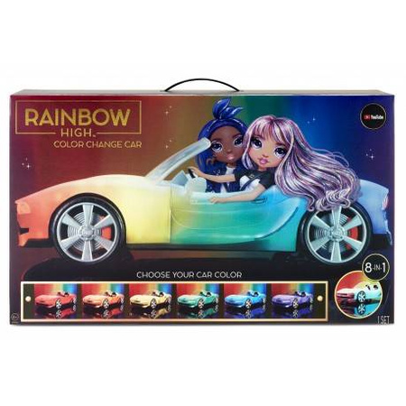 RAINBOW HIGH 574316 samochód zmieniający kolor