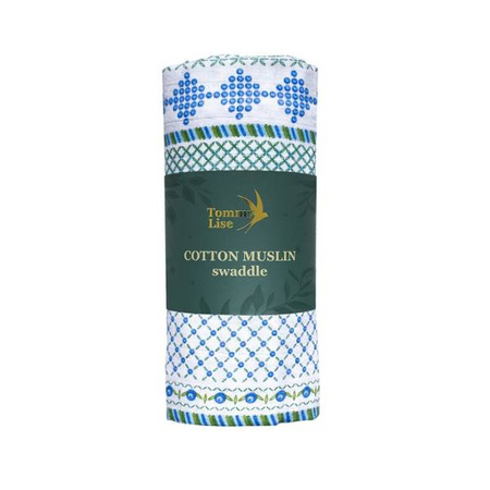 Tommy Lise 701331 Fancywork Blue muślonova pieluszka